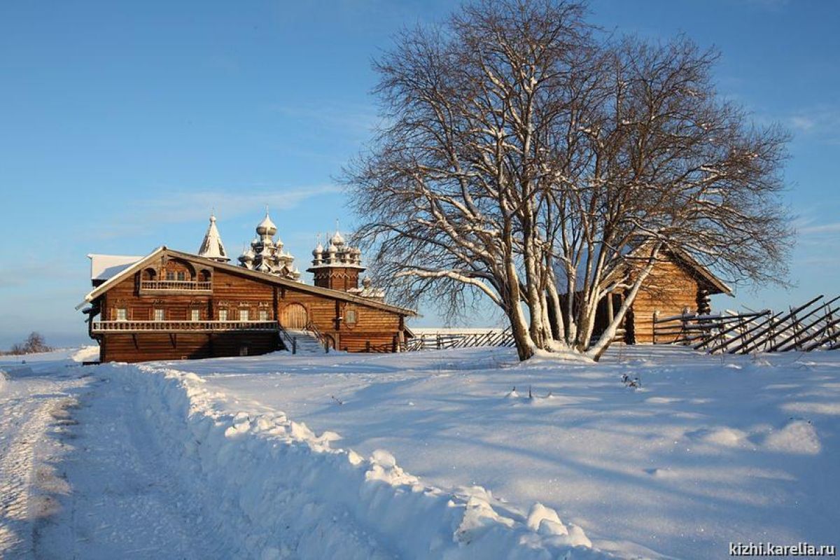 деревянное зодчество Кижи