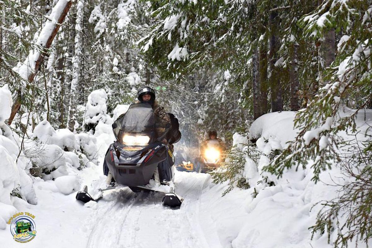 Однодневные снегоходные маршруты по Карелии