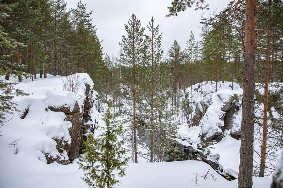 Путешествие на снегоходах на Вулкан Гирвас
