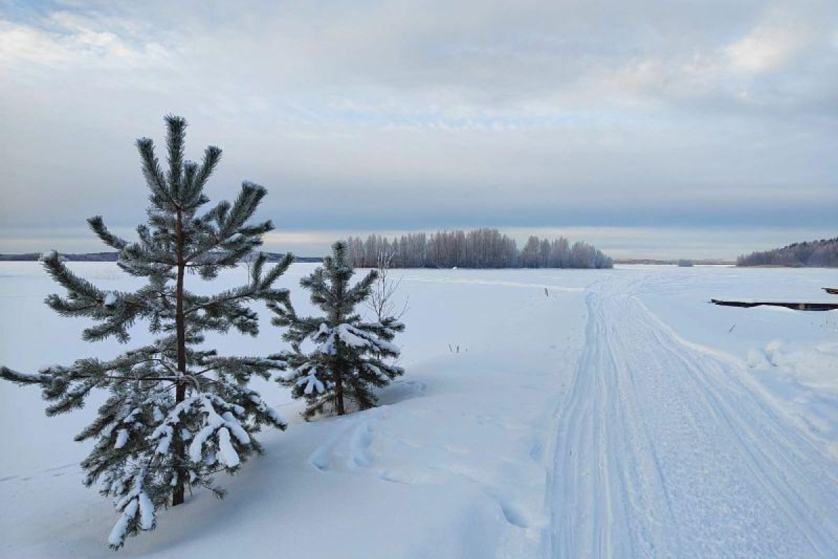 По озерам Карелии на снегоходах. 6 часов.