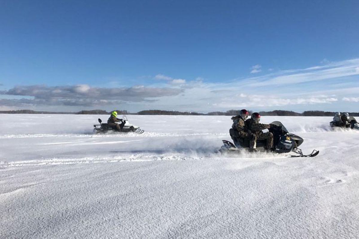 снегоходы Кижи