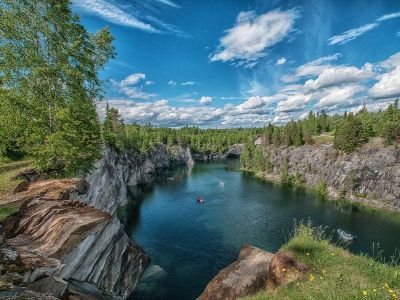 Джип-тур в Горный парк Рускеала + водопады Приладожья 2025