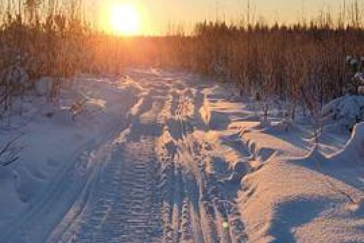 По озерам Карелии на снегоходах. 6 часов.