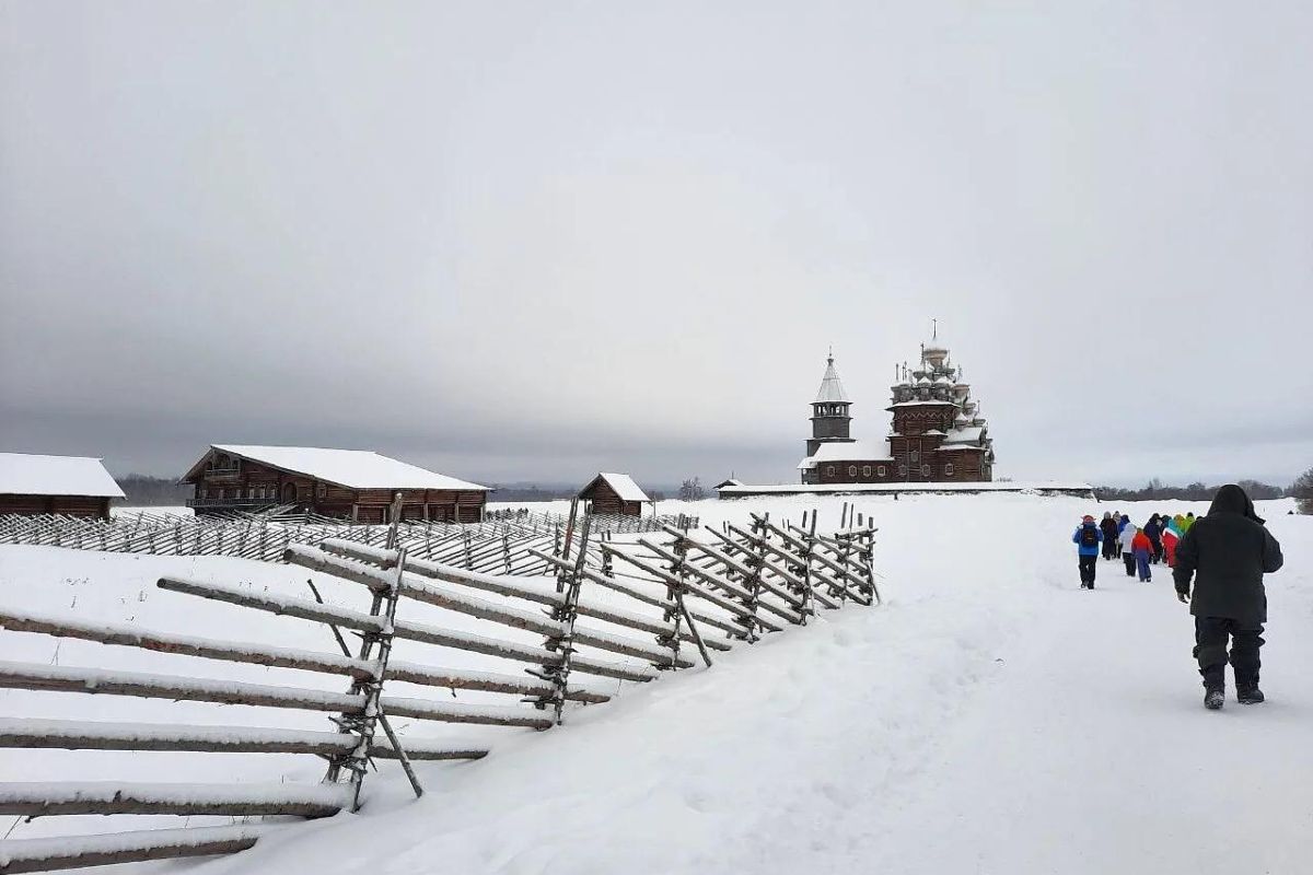 Рождество в Карелии - остров Кижи